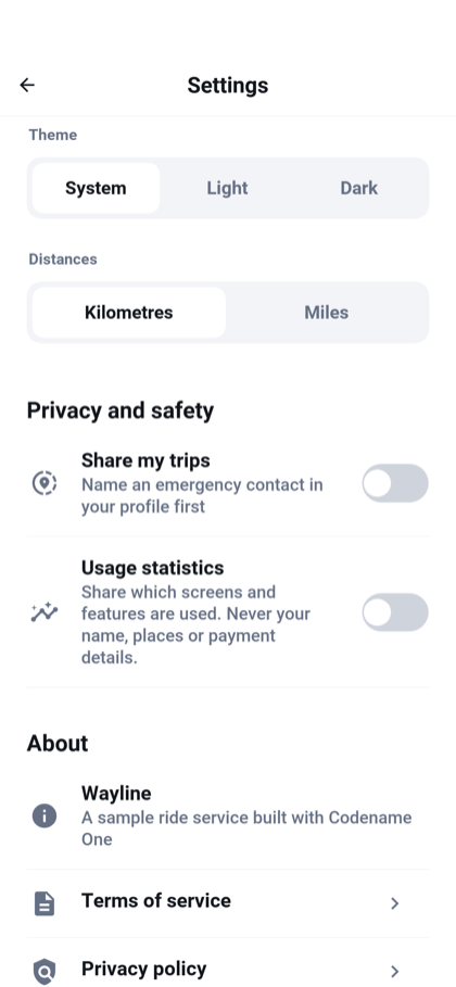 Usage statistics remain a device-level choice.