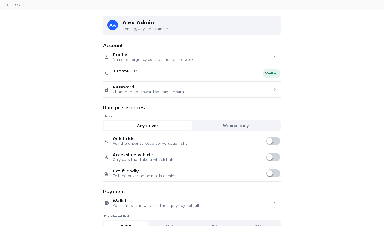 Settings adapt to a desktop window.